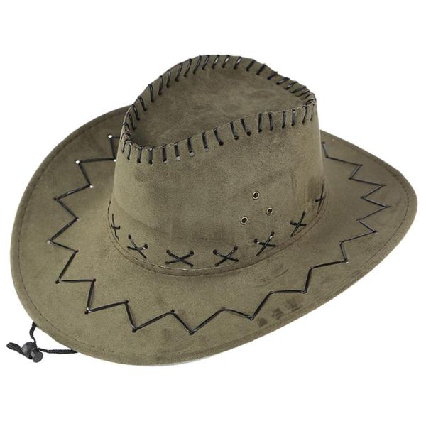

men&women's cowboy hat wide brim solid color caps for gentleman casual travel fancy party male female cowgirl hats cap t4