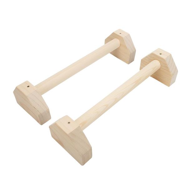 

h shaped wooden calisthenics handstand personalized parallel bar double rod push-up stand stretch stand single double bars