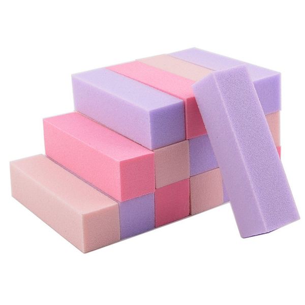 

jearlyu 10pcs/lot nail buffer buffing sanding files block pedicure manicure care makeup tools mix color sponge nail art buffers