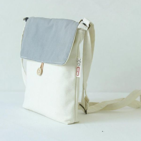

canvas harajuku style shoulder bag messenger small square bag women fashion wild flap