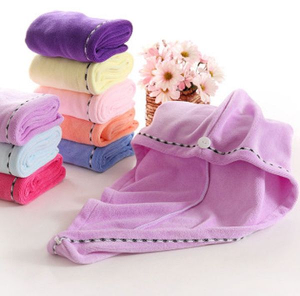 

microfiber dry hair cap absorbent shower cap dry hair towel quick dry soft skin simple elegant elegant style
