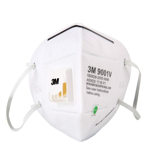 

head-mounted ear belt mask 3m 9001v 9002v mask with valve breathable respirator mask