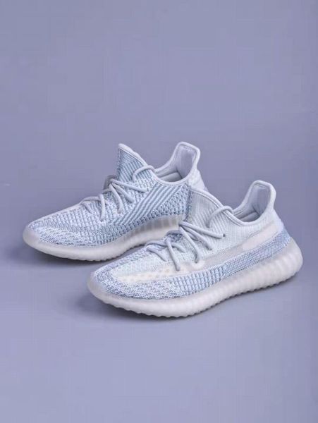 

с коробкой) облако белые кроссовки мужчины женщины мода kanye west cloud white спортивные кроссовки