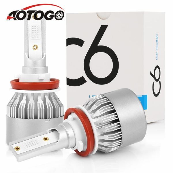 

2 pieces h7 h11 9005 9006 led headlight blue light 8000k led light headlight bulbs kit high low beam for car-styling