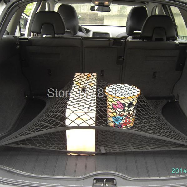 

1pcs fit for rav4 2013 2014 black nylon rear trunk floor cargo net