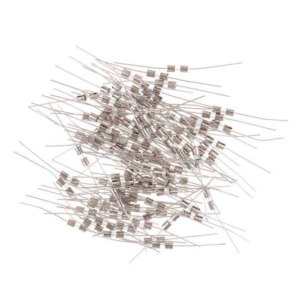 

100piece 5a 250v slow-blow glass cartridge fuses 3x10mm metal