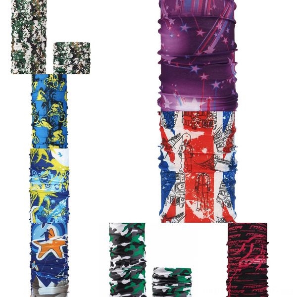 

fgar7 3d bandanas punisher cover neck scarf motorcycle cycling face mask uv headband hiking scarf, Black