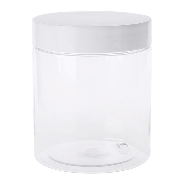 

250ml empty container for playdough slime light clay makeup jar cosmetic pot cream bottle nail box