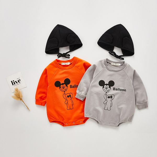 

baby clothes long sleeve baby bodysuits cartoon style toddler boys jumpsuits, Blue