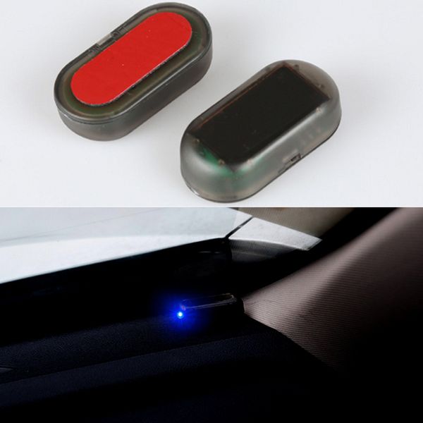

1pcs universal solar power car alarm lamp security system warning theft flash for mitsubishi asx lancer 10 9 outlander ex