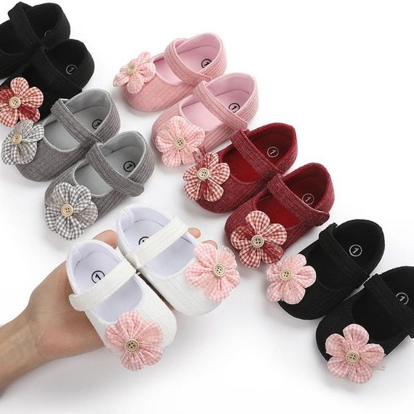 

baby first walkers clothing kids infant newborn baby boy girl soft sole crib shoes flower cotton prewalker shoes
