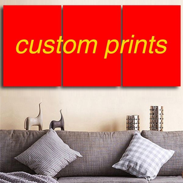 

custom canvas prints modern home decoration painting art panel frame 3piece modular wall pictures for living room wholesale