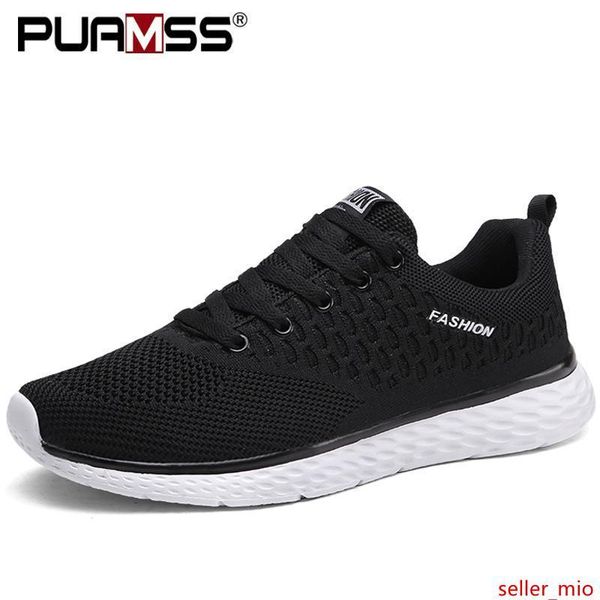 

2019 spring mesh men casual shoes lac-up men shoes lightweight comfortable breathable walking sneakers tenis feminino