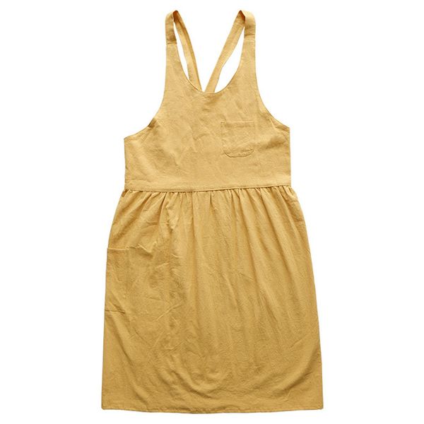

japanese-style thick soft cotton thick apron oil-proof gown apron 5 color