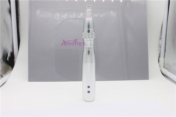 

2019 new 7 color led derma pen micro needle electric auto micro stamp pen adjustable 0.25mm-3.0mm cartridge system machine acne scar