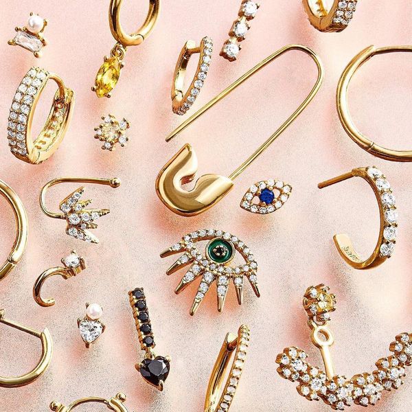 

lady new vintage gold earrings for women 2020 fashion eyes hearts butterfly statement earrings jewelry wedding party gifts, Silver