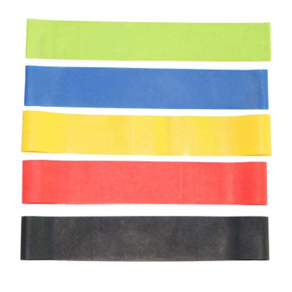 

latex pull belt 5 piece set yoga pull ring rope resistance belt puller ring mini