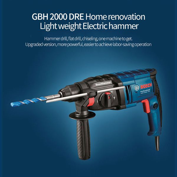 

bosch gbh2000dre electric hammer impact drill two or three multi-function household electric tools