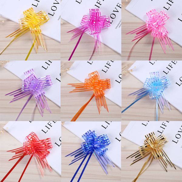 

10pcs gifts box diy pull bow ribbons candy box packaging party favors bags dragees wrapping christmas gift accessories