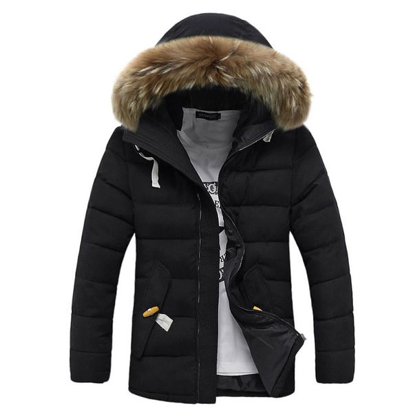 

autumn 2019 winter jacket men solid pockets warm coat mens harajuku long sleeves short coats outwear clothes nov20, Black;brown