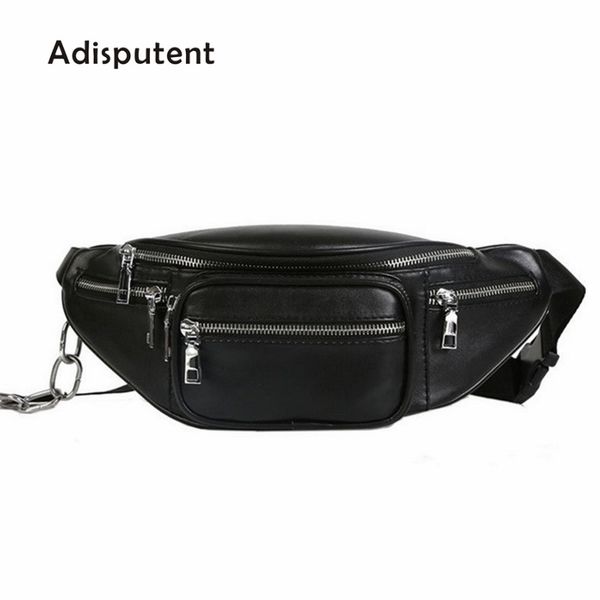 

jodimitty new women waist bag multifunction women waist female fashion leather phone bags small belt bag cool packs