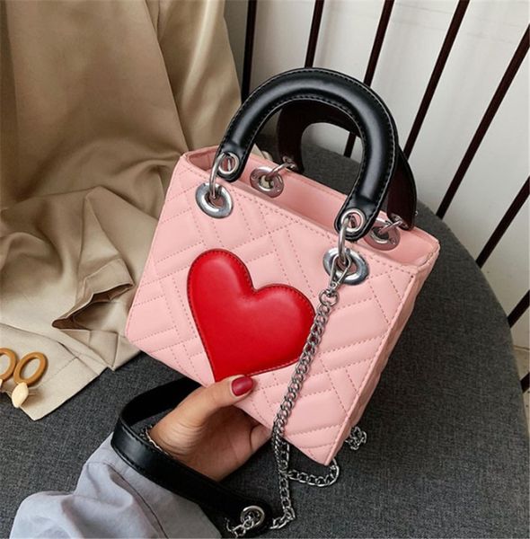 

designer luxury handbag hearts small shoulder bag textured fashion ph-cfy20041426