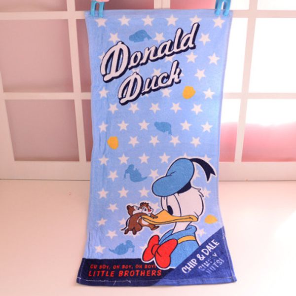 

ivyye 75x34cm duck star anime bath towels cotton handkerchief soft face towel cartoon washcloth baby child