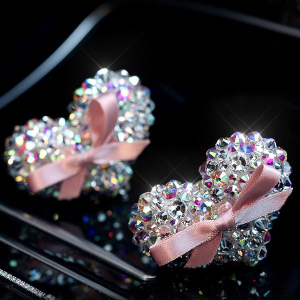 

car styling bling car air freshener crystal heart shape perfumes original women parfum flavoring in the
