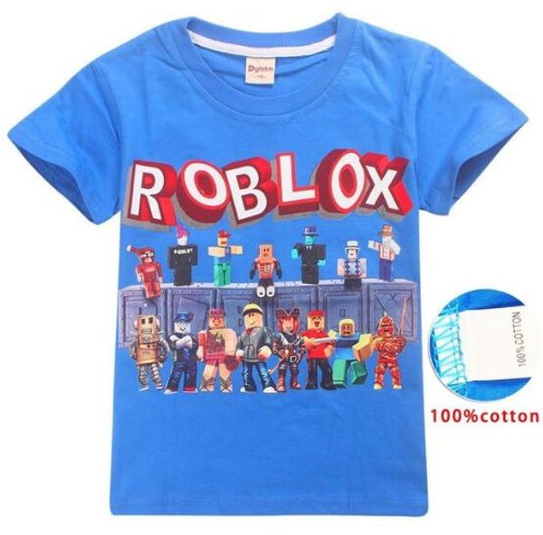 Compre Roblox Jogo Camisetas Meninos Roupas De Menina Crianças Verão 3d Engraçado Camisetas De Impressão Traje Crianças Roupas De Manga Curta Para O - 