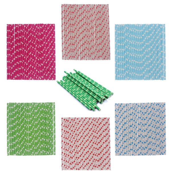 

25 pcs lovely heart printed drinking paper straws eco friendly jungle birthday party festive supplies paper straws ing