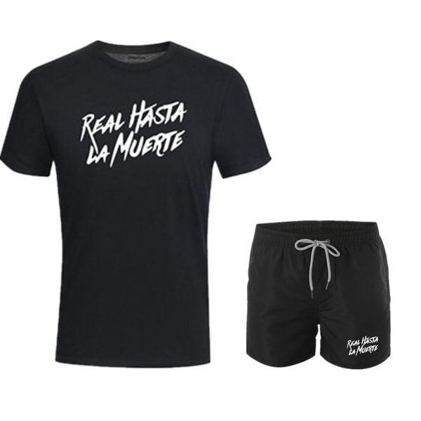 

running set men fashions brand men's shorts sportswear gym jogging sport homme suit two pieces sets tracksuit men set plus size, Black;blue