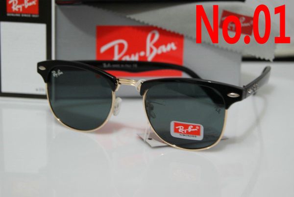 

wayfarer ray ban luxury half frame sunglasses club women men master sun glasses outdoors driving glasses uv400 eyewe