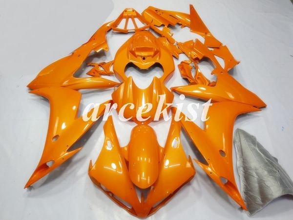 

injection mold new abs motorcycle full fairings kits fit for yamaha yzf-r1 2004 2005 2006 04 05 06 bodywork set orange