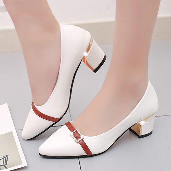 

summer Office shoes Women Pumps high heels Party Simple Pointed Shallow high heels Woman Office shoes women, Beige