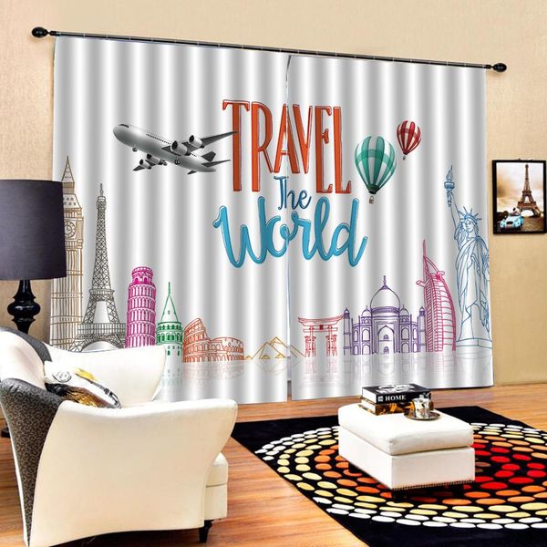 

curtain office bedroom 3d window curtain luxury living room decorate cortina draw building curtains