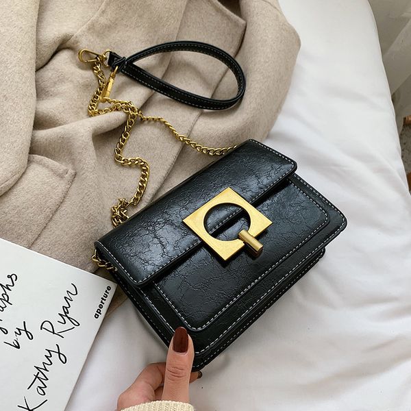 

2020 new style shoulder bag square sling bag women's pu leather over-the-shoulder
