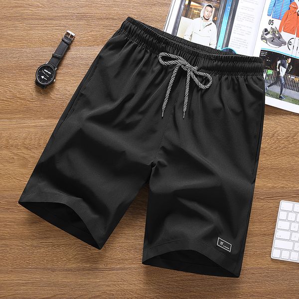 

мода досуг quick dry дышащий прохладный марка пляж шорты мужской новый повседневный шорты мужчины summer style фитнес бодибилдинг, White;black