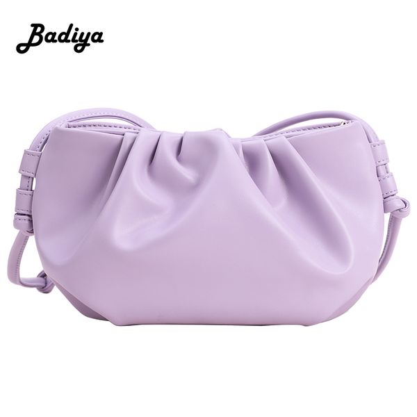 

fashion cloud-wrapped soft pu leather small bag shoulder slant handbag day clutches bags messenger crossbody bag