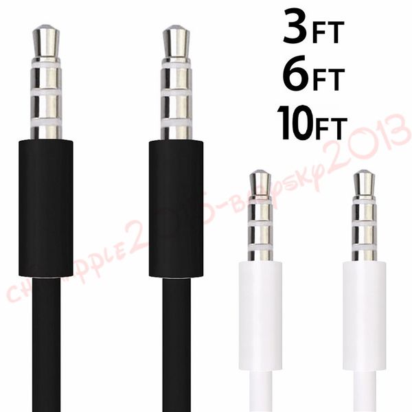 

car stereo auxiliary aux audio cable 1m 2m 3m 3.5mm male to male aux cord line for mp3 pc speaker headphone