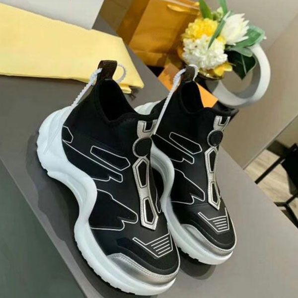 

luxury designer 2020 qj couple casual sneakers breathable thick bottom casual shoes men and women luxury sneakers o, Black