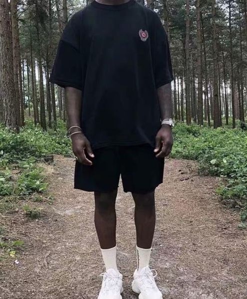 

мужские летние шорты туман дизайнер высокое качество повседневная свободная посадка high street шорты m-2xl размер, White;black