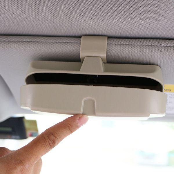 

jameo auto car styling sun visor glasses holder card holders box for a1 a3 a4 b8 b6 b7 a6 c5 c6 a5 q3 q2 q5 accessories