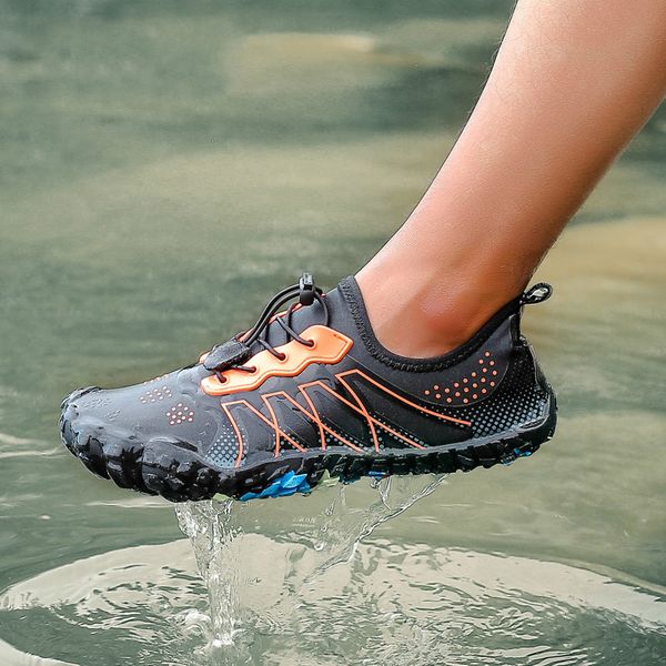 

oukedi 2019 men outdoor hiking shoes breathable waterproof sneakers big size man outdoor climbing trekking trail water sandals