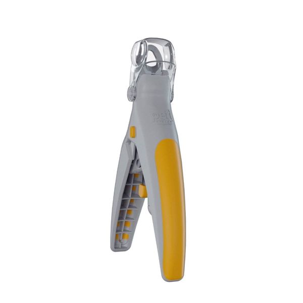 

peticare the illuminated pet nail clipper- great for cats & dogs, features led light 5x magnification as nail trapper