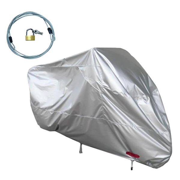 

xl motorcycle cover waterproof outdoor rain motorbike protector with cable lock