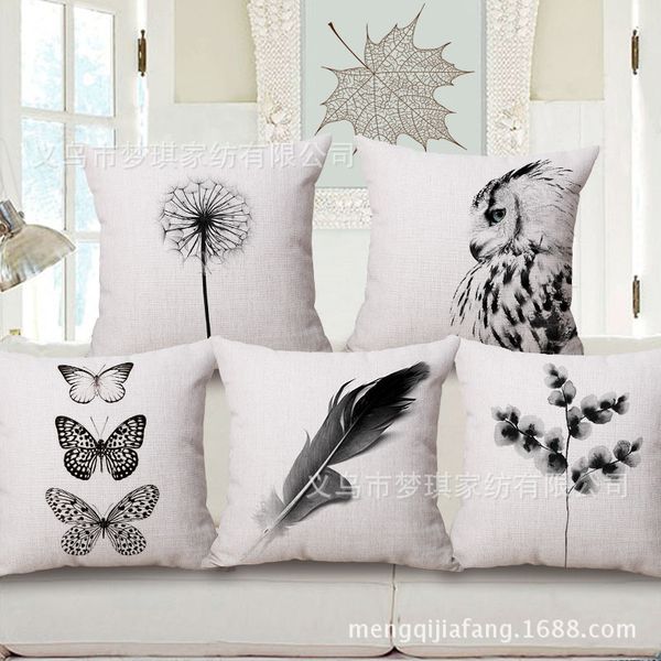 

springsummerautumn and winter hold cotton pillow case fashion sofa back cushion office siesta pillow sample between cushion set