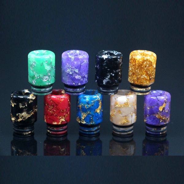 

Trinity Alpha Epoxy Resin Drip Tip for Pod Kit 510 Thread Vape Starry Sky US dollar Mouthpiece Cartridge Cover dhl free