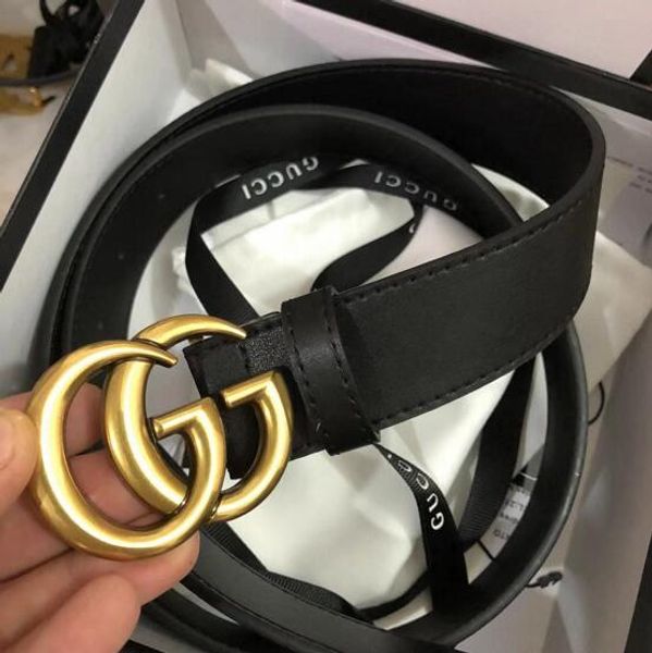 

2018 mens luxury belt brand designer mens buckle belts for men women genuine leather belt man copper buckle waist belt, Black;brown