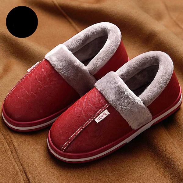 

2019 winter trend women's slippers indoor warm cotton shoes for female outdoor waterproof women casual shoes zapatos mujer, Black