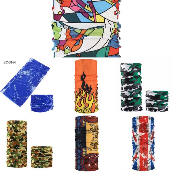 

ofe2z stock 3d sport neck skull bicycle fishing scarf bandanas shield ring mask headband bandana headwear face scarf bicycle balaclava, Black